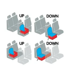 Seggiolino coprisedile per animali , 40x40x25 cm - 60478><noscript><img width=