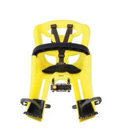 Seggiolino per bici anteriore bellelli "tatoo plus" giallo, portata massima 15 kg> New