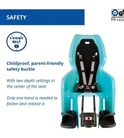 Seggiolino posteriore per bicicletta bellelli 