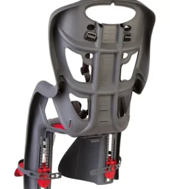 Seggiolino posteriore per bicicletta bellelli "pepe" dark grey, portata massima 22 kg> New
