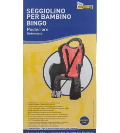 Seggiolino posteriore universale per bicicletta on bike 