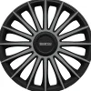 Set 4 copricerchi 14" pollici copriruota auto treviso spc1493bkgr nero grigio>Sparco Hot