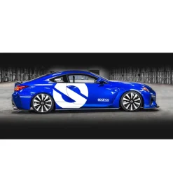 Set 4 copricerchi 15" pollici copriruota auto lazio spc1591bksv nero argento>Sparco Online