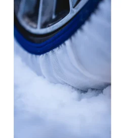 Set 2 pezzi calze da neve in tessuto bianco silenziose, tg m - spt60><noscript><img width=