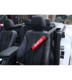 Set 2 pezzi di cuscinetti passacintura spc1204 universali per auto rossi><noscript><img width=