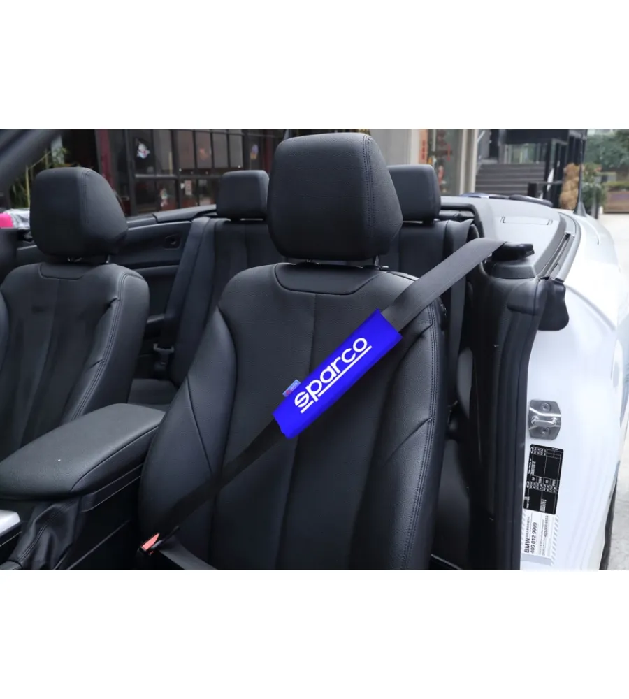 Set 2 pezzi di cuscinetti passacintura universali per auto "spc1204" blu>Sparco Sale