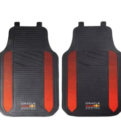 Set 2 tappetini auto redbull "powerbar" nero e rosso>Oracle RedBull Racing