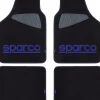 Set 4 tappetini neri e blu per auto>Sparco Hot