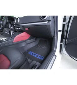 Set 4 tappetini neri e blu per auto>Sparco Hot