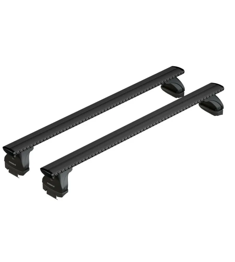 Set completo barre portatutto "evos lp 219 silenzio black l" in alluminio - nk216lbm>Nordrive Sale