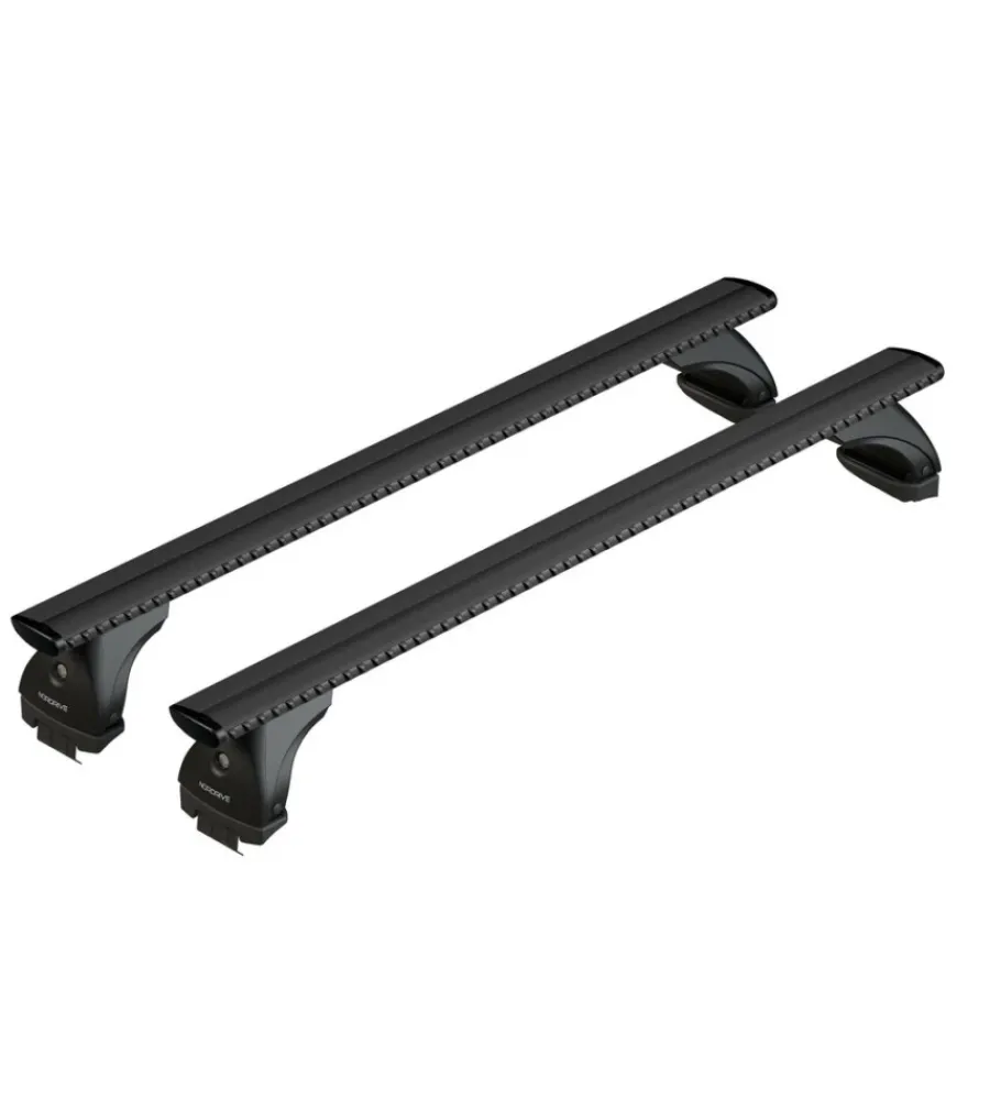 Set completo barre portatutto "evos 182 silenzio black m" in alluminio - nk182ebm>Nordrive Clearance