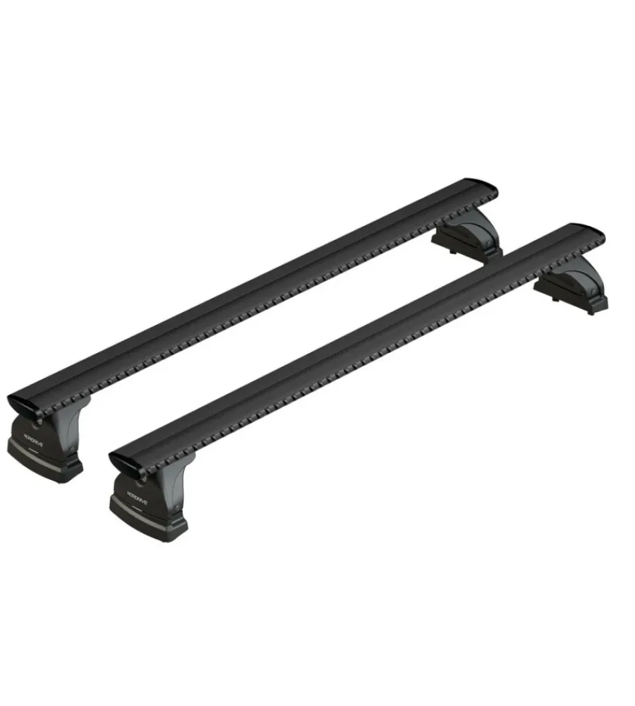 Set completo barre portatutto "evos lp 100 silenzio black s" in alluminio - nk100lbs>Nordrive Clearance