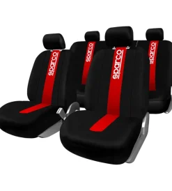 Set coprisedili universali auto "spc1011" anteriori e posteriori rossi>Sparco Sale