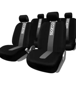 Set coprisedili universali auto "spc1011" anteriori e posteriori grigio>Sparco Discount