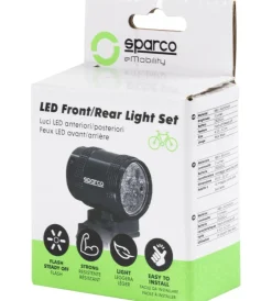 Set luce per bicicletta anteriore e posteriore>Sparco Hot