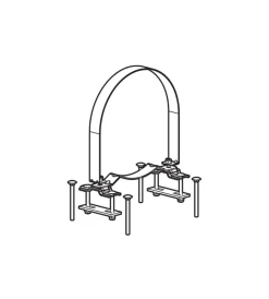 Staffa aggiuntiva (optional) per kargo-tube  n99975>Nordrive Best