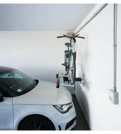 Supprto universale per portabiciclette posteriori a gancio traino con fissaggio a muro o soffitto - n50950><noscript><img width=