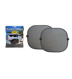 Tendine parasole a molla per auto nero 38x44 cm> Online